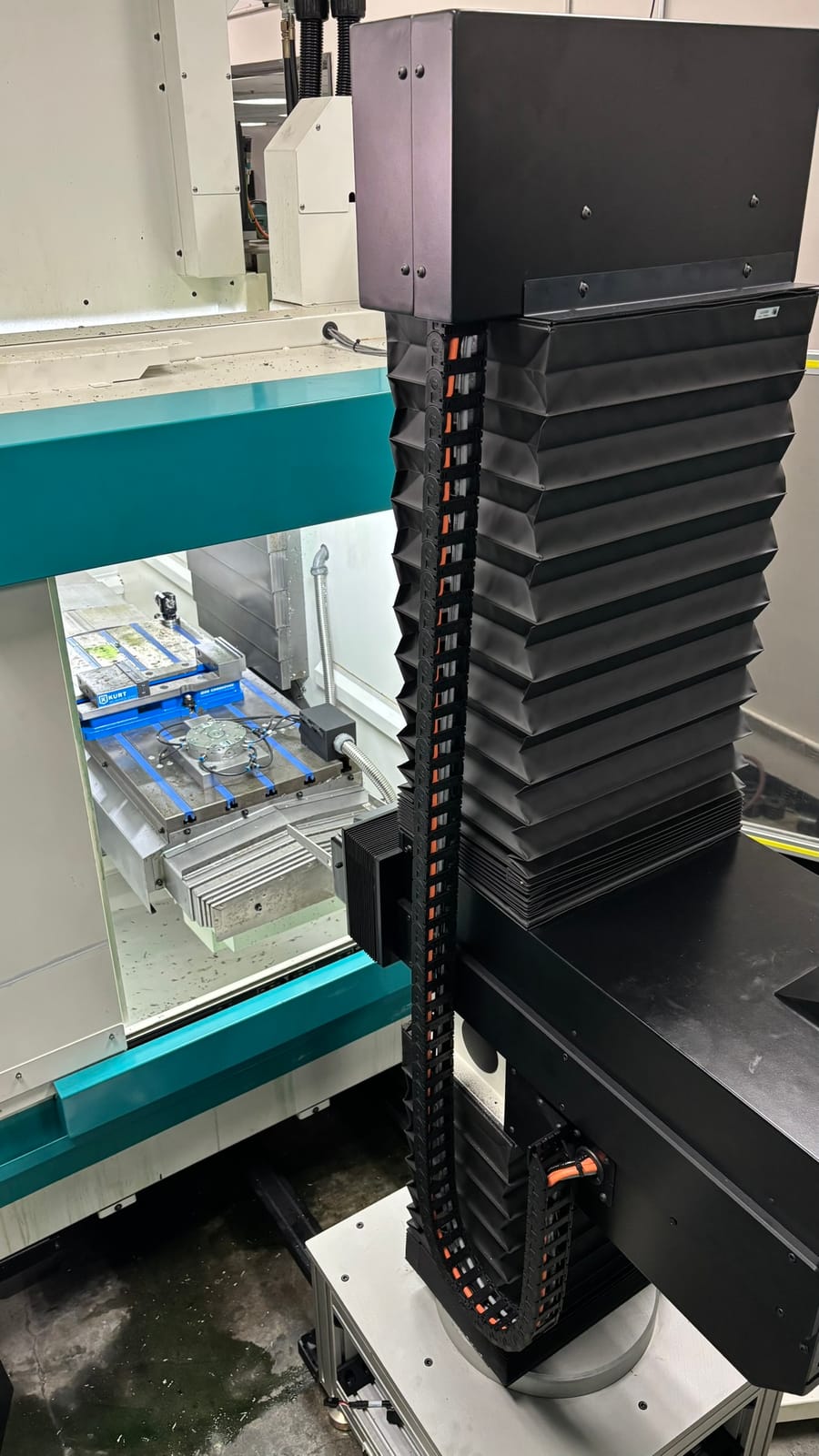 Night Shift part storage tower with drawers of workpieces